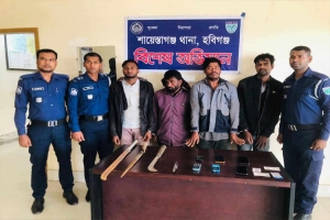 শায়েস্তাগঞ্জে ব্যবসায়ী মহসিন হ ত্যা ঘটনায় ৫ ডা কা ত গ্রে ফ তা র 
