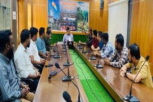 গোলাপগঞ্জ প্রেসক্লাবের নবনির্বাচিত কমিটির সঙ্গে ইউএনওর মতবিনিময়