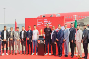 ফিফা বিশ্বকাপ ট্রফি এখন বাংলাদেশে