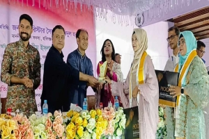 মাধবপুরে কৃতি শিক্ষার্থীদের সংবর্ধনা  