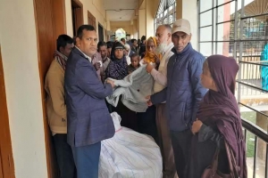 শীতার্ত মানুষকে কম্বল দিতে পারা আনন্দের ব্যাপার : চেয়ারম্যান জুনাব আলী