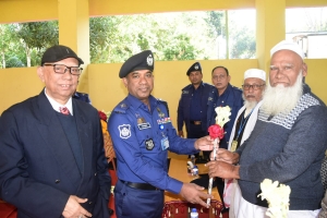 মৌলভীবাজারে অবসরপ্রাপ্ত পুলিশ মুক্তিযোদ্ধাদের সংবর্ধনা প্রদান