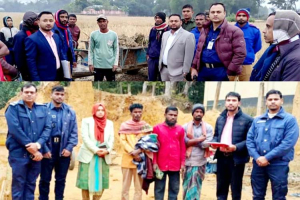 বড়লেখায় পৃথক মোবাইল কোর্ট, টিলা কর্তন ও ফসলি জমি থেকে মাটি কাটার অপরাধে অর্থদণ্ড