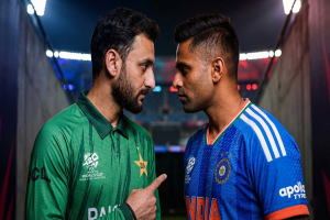 বিশ্বকাপে আজ মুখোমুখি হচ্ছে ভারত ও পাকিস্তান