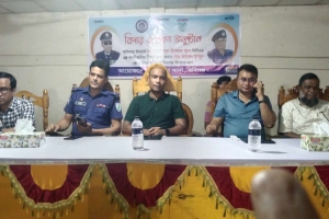 মাধবপুর থানায় ওসি বিদায় ও বরণ অনুষ্ঠিত