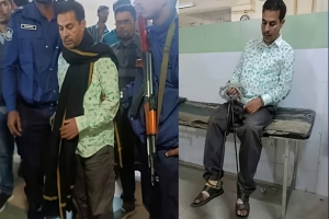 হবিগঞ্জে অসুস্থ যুবদল নেতাকে ‌‘ডান্ডাবেড়ি’ পরিয়ে পাঠানো হলো হাসপাতালে