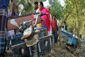 রায়গঞ্জে ট্রাক-অটোভ্যানের  সং ঘ র্ষে স্বামী-স্ত্রী নি হ ত