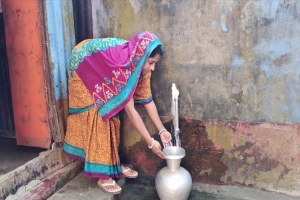 আজমিরীগঞ্জে পৌরসভার পানি সরবরাহ ব্যাবস্থাপনার উদ্ভোধন। 