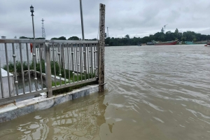 ছাতকে বিপৎসীমার ওপরে সুরমার পানি, বন্যার শ'ঙ্কা ছাতকে বিপৎসীমার ওপরে সুরমার পানি, বন্যার শ'ঙ্কা