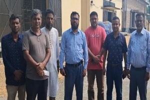 লাখাইয়ে খাদ্য গুদাম পরিদর্শনে মাসুদুর রহমান 