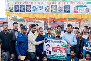 ছাতক পৌরসভার প্রিমিয়ার লীগ চ্যাম্পিয়ান বস স্কোয়ার্ড