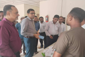 আজমিরীগঞ্জে এক্সরে কক্ষ সিলগালা, জ*রিমানা