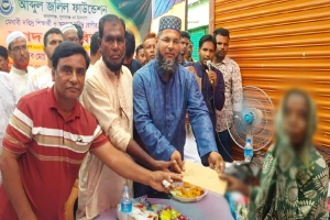 জামালগঞ্জে মেধাবী শিক্ষার্থী ও দরিদ্র রোগীদের মাঝে নগদ অর্থ বিতরণ