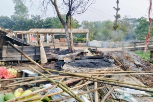 নবীগঞ্জ সবজি দোকানে আ গু ন লক্ষাধিক টাকার ক্ষ য় ক্ষ তি