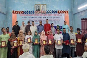 মাধবপুরের নোয়াপাড়ায় বিশ্ববিদ্যালয় শিক্ষার্থীদের পূনর্মিলনী ও গুণীজন সংবর্ধনা 