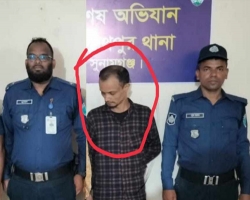 জগন্নাথপুরে নেশা খেয়ে রাস্তায় মাতলামি: রমিজ আলী গ্রেফতার