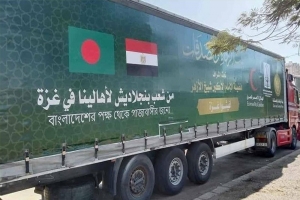গাজায় ৯ দেশের সঙ্গে ত্রাণ পাঠাল বাংলাদেশ
