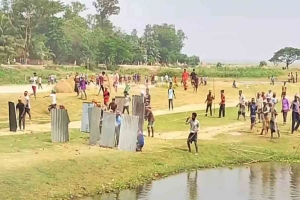 আজমিরীগঞ্জে দুইপক্ষের সং*ঘর্ষে আ*হত অর্ধশত