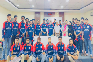 নর্থ ইস্ট ইউনিভার্সিটি স্পোর্টস ক্লাবের জার্সি উন্মোচন
