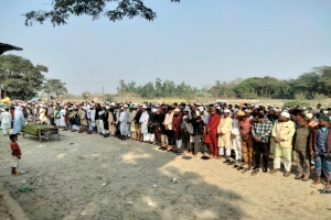 লাখাই ছাত্রদলের আহবায়ক ফখরুলের পিতার দাফন সম্পন্ন