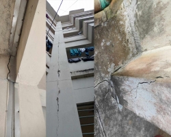 কুমিল্লা বিশ্ববিদ্যালয়ের তিন হলে ফাটল, আতঙ্কে শিক্ষার্থীরা