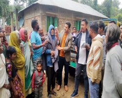 কমলগঞ্জে চার শতাধিক চা শ্রমিকদের মাঝে শীতবস্ত্র বিতরণ