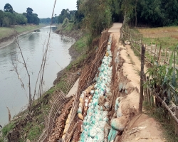 ছাতকে নদী ভাঙনে কারণে লক্ষাধিক মানুষ দুর্ভোগে