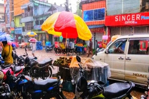 সুনামগঞ্জে তীব্র গরমের পর স্বস্তির বৃষ্টি !