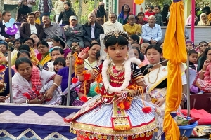 সংক্রান্তি উপলক্ষে কমলগঞ্জে ১১৫তম ঐতিহ্যবাহী বেলিরাস অনুষ্ঠিত