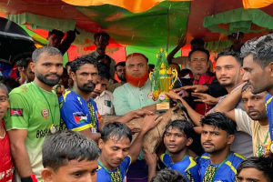 গোয়াইনঘাটে নিউ স্টার স্পোর্টিং ক্লাব ফুটবল টুর্নামেন্টের ফাইনাল অনুষ্ঠিত