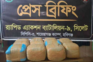 মাধবপুরে ৫৩ কেজি গাঁ*জাসহ আ*টক ২