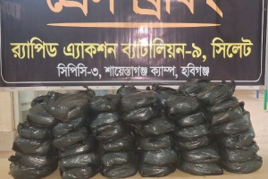 মাধবপুরে ৬০ কেজি গাঁ*জাসহ গ্রে*প্তার ১