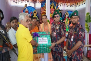 হবিগঞ্জে ৬৪ পূজামণ্ডপে ৫৫ বিজিবির বিশেষ নিরাপত্তা হবিগঞ্জে ৬৪ পূজামণ্ডপে ৫৫ বিজিবির বিশেষ নিরাপত্তা