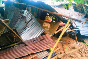 শেরপুরে টর্নেডোর আঘাতে বৃদ্ধা নি হ ত, বাড়ি-ঘর বিধ্বস্ত