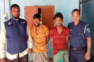  মাধবপুরে পলাতক দুই আসামী গ্রে ফ তা র