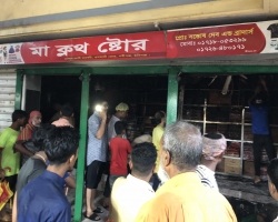 নবীগঞ্জে আগুনে দোকান পুড়ে ছাই, ২৫ লাখ টাকার ক্ষতি