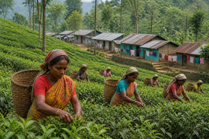 মে দিবসে  চা-শ্রমিকদের  ভূমির অধিকার দাবি