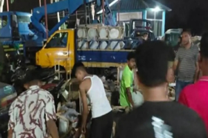 মাধবপুরে ১৯২  কেজি গাঁ*জাসহ পিকআপভ্যান জব্দ : আ ট ক ১
