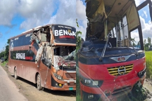 ওসমানীনগরে দুই বাসের সং'ঘর্ষে নি'হত বেড়ে ৯