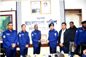 মৌলভীবাজার জেলার শ্রেষ্ঠ ওসি নির্বাচিত হলেন সঞ্জয় চক্রবর্তী 