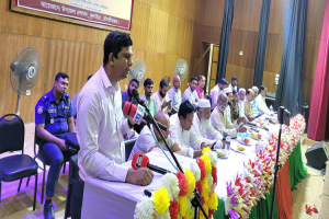 কুলাউড়ায় দুর্গাপূজা উদযাপনে  প্রশাসনের প্রস্তুতি সভা