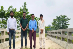 গোয়াইনঘাটে উন্নয়ন কাজ পরিদর্শনে  উপ-সচিব সাইফুল ইসলাম