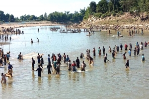 মনু নদীতে শেষ হলো তিন দিনব্যাপী হাটবাওয়া উৎসব