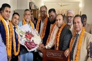 লাখাই উপজেলা জাতীয়তাবাদী ফোরামের নেতৃবৃন্দের সাথে জিকে গউছের মতবিনিময় 