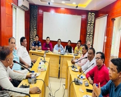 দুর্গোৎসব উপলক্ষে শান্তিগঞ্জে বিশেষ আইনশৃঙ্খলা সভা 