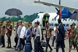 সিলেট পৌঁছেছেন রাষ্ট্রপতি