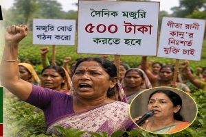 গীতা রানী কানুর মু/ক্তিসহ চা শ্রমিকদের ৪ দফা দাবি মেনে নেওয়ার আহ্বান