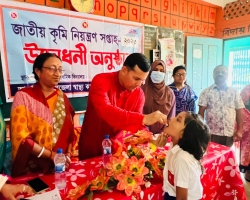শান্তিগঞ্জে কৃমিনাশক ট্যাবলেট খাবে প্রায় ৫০ হাজার শিশু