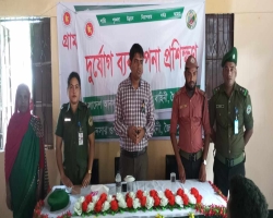 জৈন্তাপুরে ভিডিপির মৌলিক প্রশিক্ষণ কেন্দ্র পরিদর্শনে ইউএনও